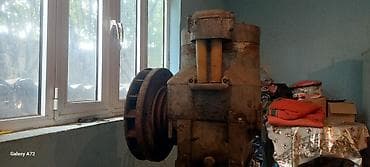 elektrik mişarı: Sənaye kompressoru və elektrik mühərriki dəsti - İki silindrli, hava — 8