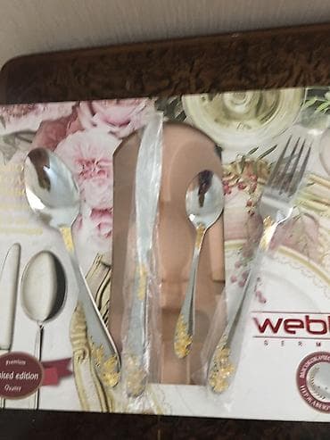 Webber Germany süfrə dəsti – paslanmayan poladdan (stainless steel)