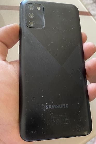 samsung galaxy a07: Samsung Galaxy A02 S, 64 GB, rəng - Qara, İki sim kartlı — 2