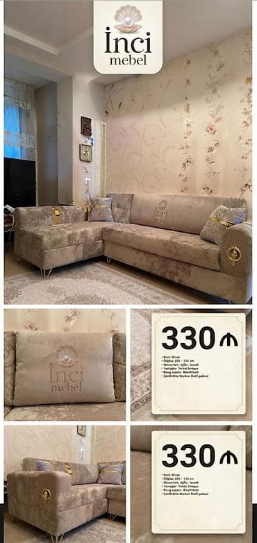 Künc divan, Yeni, Açılan, Bazalı, Parça, Şəhərdaxili pulsuz çatdırılma