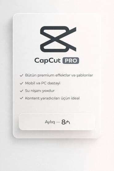 CapCut PRO Video montajınızı yeni səviyyəyə qaldırın. CapCut PRO