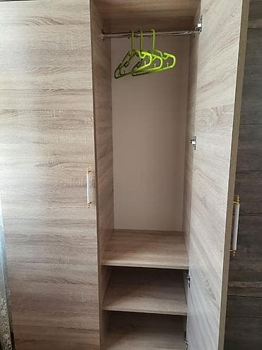 Yeni, 2 qapılı, Qəhvəyi, Digər material, Açılan, Düz dolab — 5