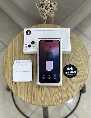 iphone x barter: IPhone 13, 128 GB, Ağ, Zəmanət, Kredit, Simsiz şarj — 2