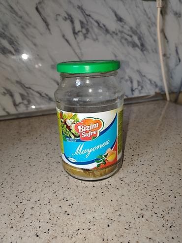 şüşə banka qəbulu: Şüşə bankalar dəsti - Həcm və növlər: - Böyük banka: təxminən 3 — 3