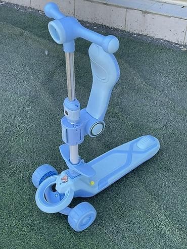 mapet tekeri: Uşaq üçün 3 təkərli dönüşlü skuteri - Model: 3 təkərli, ön hissədə — 2