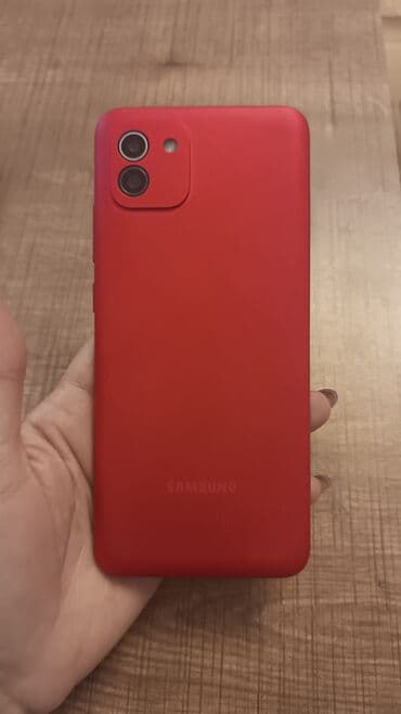 флай телефон запись разговоров: Samsung Galaxy A03, rəng - Qırmızı, İki sim kartlı — 1