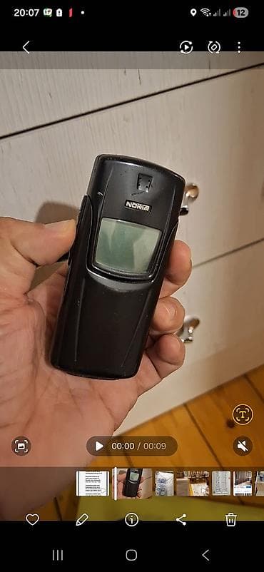 aypad mini: Nokia 8 Sirocco, rəng - Qara, Düyməli — 2