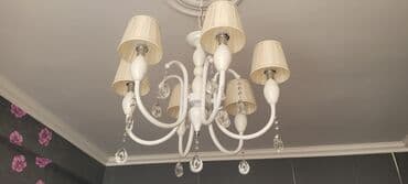 gizli işiq: Çılçıraq, 6 lampa — 2