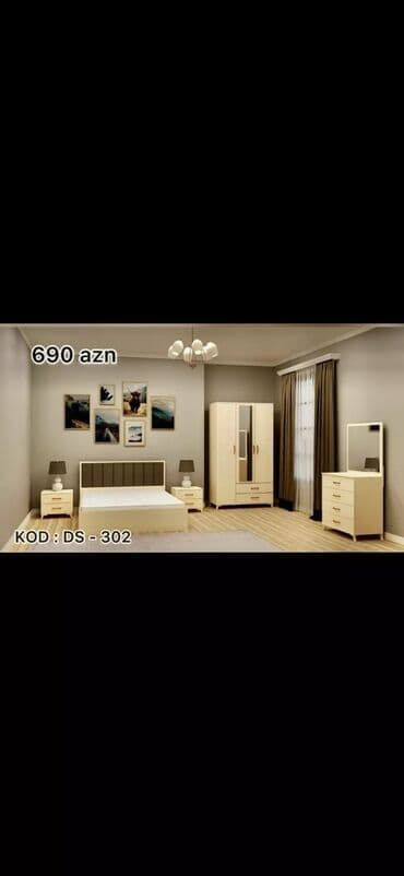 ikea azərbaycan: 2 təknəfərlik çarpayı, Termo, Dolab, 2 tumba, Azərbaycan, Yeni — 3