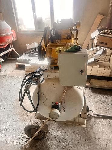 Təmir və tikinti: Sənaye tipli mobil hava kompressoru - Markası/mənşə: – Made in — 1