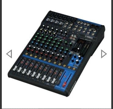 yamaha mikşer: Yamaha MG12XU mikser - 12 kanallı kompakt analoq mikser - 4 mono — 2