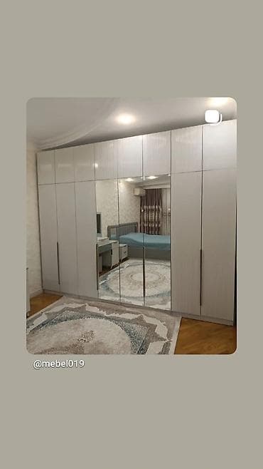 parca skaf: Yataq otağı üçün dəst - Geniş qapalı dolab: tavana qədər uzanan modul — 1
