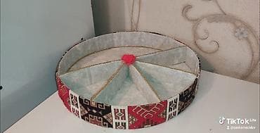 Dekorativ təqdimat və hədiyyə qabları - Əl işi, bərk karkaslı