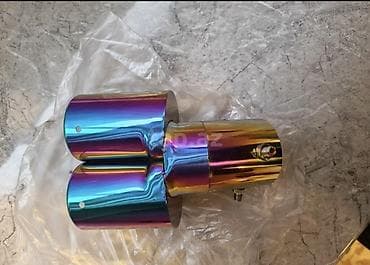 ehtiyat hiseler: İkili egzoz ucu – “burnt tip” rəng effektli - Növ: Universal ikili — 2