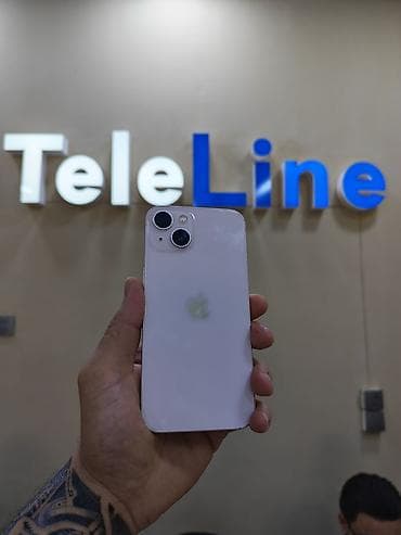 IPhone 13, 128 GB, Çəhrayı, Zəmanət, Simsiz şarj, Face ID