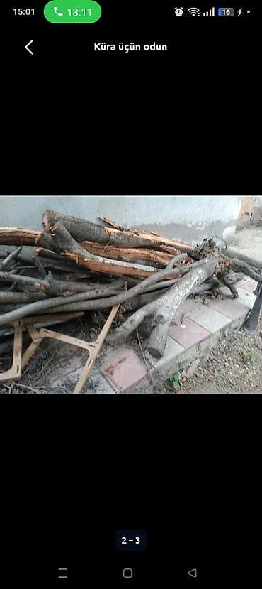 Ocaq/soba üçün odun və kötüklər - Müxtəlif ölçülü oduncaq: qalın — 1