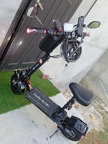 Электротранспорт: Elektrik skuter – FaSTer RS7 Xüsusiyyətlər: - Güclü ofroad təkərlər — 4