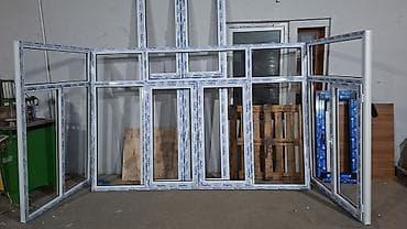 pvc qapı: PVC/alüminium şüşə fasad və qapı-pəncərə sistemləri - Material: PVC — 7