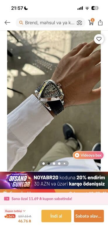 qol alti qaralmasi ucun krem: Yeni, Qol saatı — 2