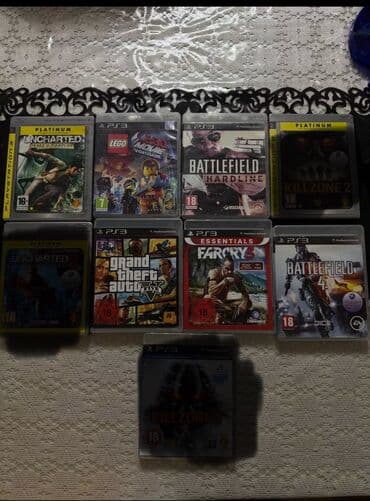 PS3 Oyun diskleri. Butun diller movcutdur. Ela veziyyetdedir. 14 gun