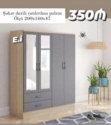 ucuz seyf qapilar: Yeni, Düz dolab, Qarderob, paltar dolabı — 1