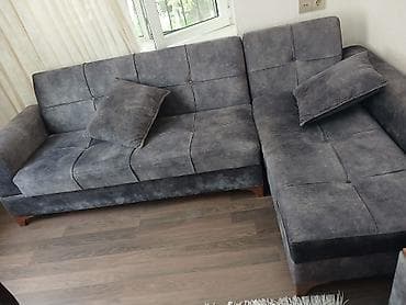 tek divan modelleri: Künc divan – açılıb-yığılan, yataq funksiyalı - Forma: L-şəkilli künc — 2