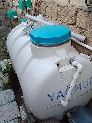 boru: Bak, Plastik, 500 l l, İşlənmiş, Ünvandan götürmə — 1