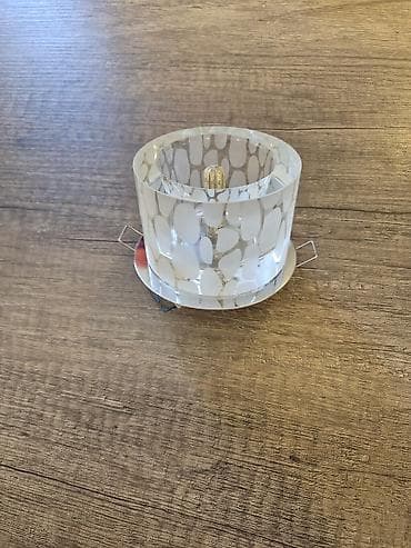 led lamp: Tavan spot lampaları (2 ədəd dəst) 1) Şüşə kvadrat korpuslu LED spot — 5