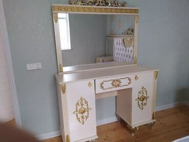 спальня комплект: 2 односпальные кровати, Шкаф, Комод, Трюмо — 3