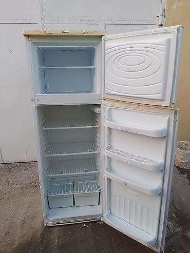 philips xenium x519: İşlənmiş 2 qapılı Dnepr Soyuducu Satılır, rəng - Ağ, Təkərli — 2