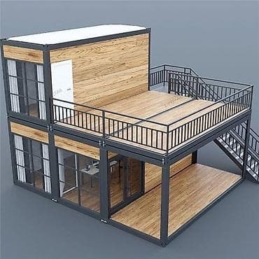 Konteynerlər: Konteyner ev – modul tipli daşınan yaşayış/iş məkanı • Material — 5