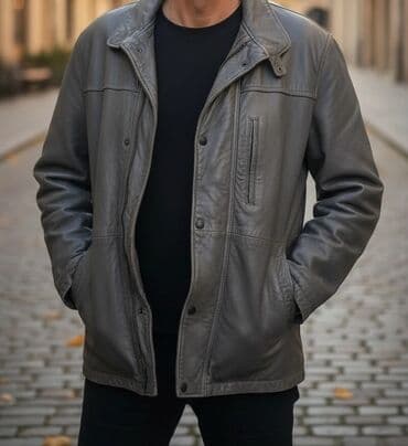 Dəri gödəkcə böyük razmer, boz rəngdədir

Qaytarılma yoxdur