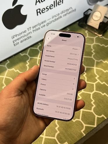 dubay iphone satisi: IPhone 17 Pro, 256 GB, Narıncı, Simsiz şarj — 9