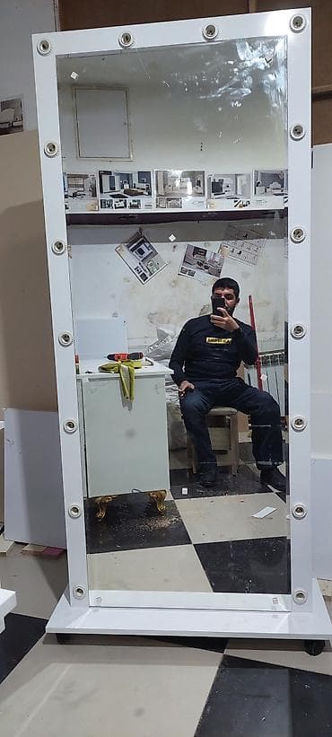 Картины и портреты: Зеркало Настенное, Прямоугольник, Для макияжа — 7