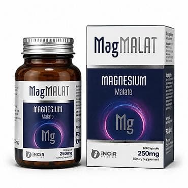 magnesium tablet: MagMALAT – Magnesium Malate qida əlavəsi Məhsul xüsusiyyətləri: - — 1