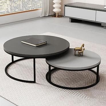 Jurnal masası, Açılmayan, MDF, Yumru masa