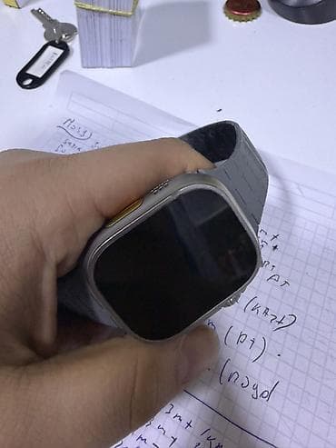 smart watch 7: Smart saat, Smart, Suya davamlı, rəng - Boz — 3