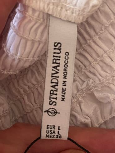 qadın koftaları: Sviter, Stradivarius, L, rəng - Ağ — 5