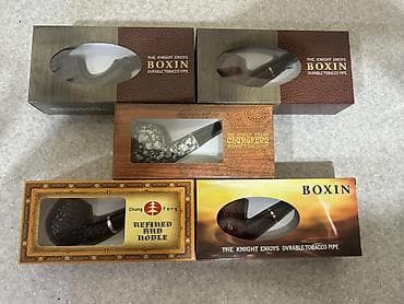 Kolleksiya: Tütün üçün BOXIN və CHUNGFENG markalı klassik pipo