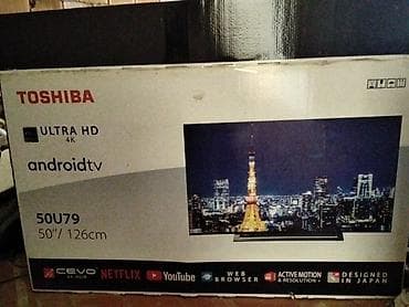 internetli televizor: Yeni Televizor Toshiba 50" 4K (3840x2160), Ünvandan götürmə — 2