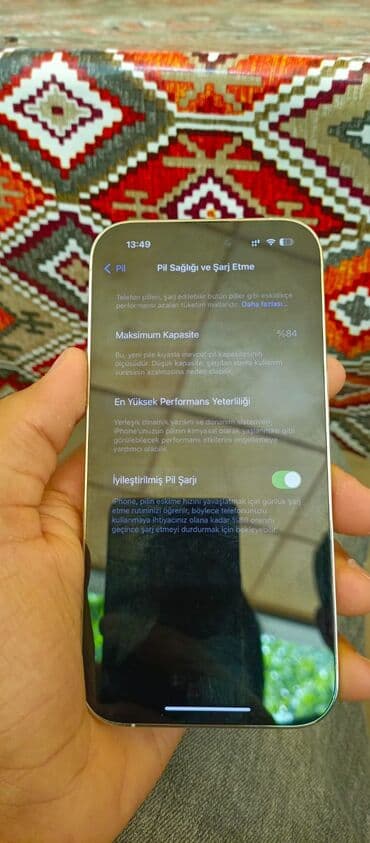 iphone xr qiymeti irsad: IPhone 14 Pro, 128 GB, Matte Silver, Face ID, Simsiz şarj — 7
