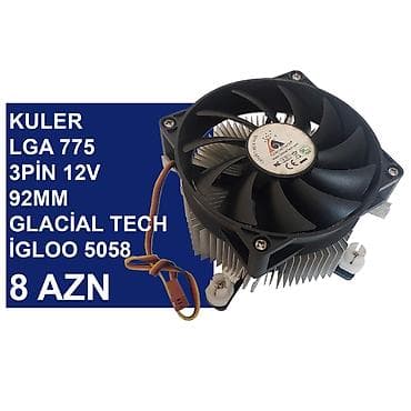 ssd har disk: Kulerlər “775 socket 12v 3/4pin” ⭐Kuler 775 socket 12v 3pin - 8 AZN — 5