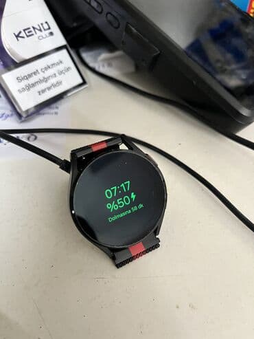 su filtiri: İşlənmiş, Smart saat, Samsung, Sensor ekran, rəng - Qara — 1