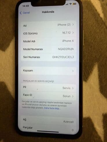 Компьютеры, ноутбуки и планшеты: IPhone X, Белый, Face ID — 4