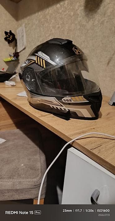 Транспорт: AXK motosiklet dəbilqəsi – tam üzlü (full-face) model - Rəng və — 3