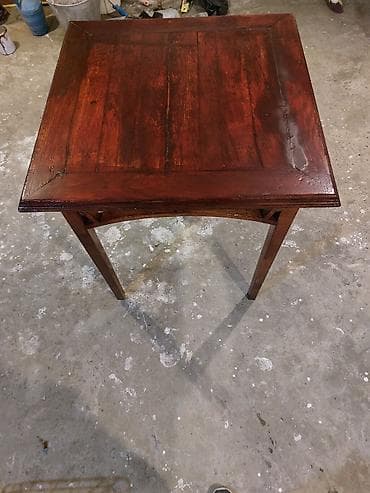 islenmis masalar: Mətbəx masası, İşlənmiş, Açılmayan, Taxta, Kvadrat masa — 2