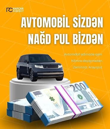 Avtomobil girovu ilə nağd pul xidməti – Avtomobil sizdə qalır –