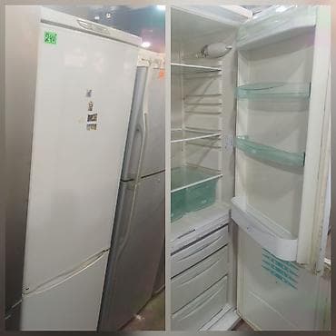 Soyuducu Paltaryuyan televizor vitrinlerin satış mərkəzi: İki qapılı soyuducu - Üst hissə – soyuducu bölmə, aşağı hissə –