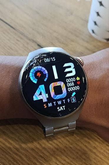 philips xenium 9@9q: Ağıllı saat – dairəvi ekranlı, metal bədənli və metal qolbaqlı model — 2