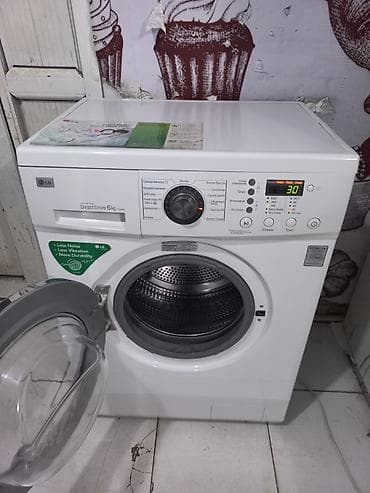 paltaryuyan islenmis: Paltaryuyan maşın LG, 6 kq, İşlənmiş, Avtomat, Qurutma var, Pulsuz çatdırılma, Ödənişli çatdırılma — 2